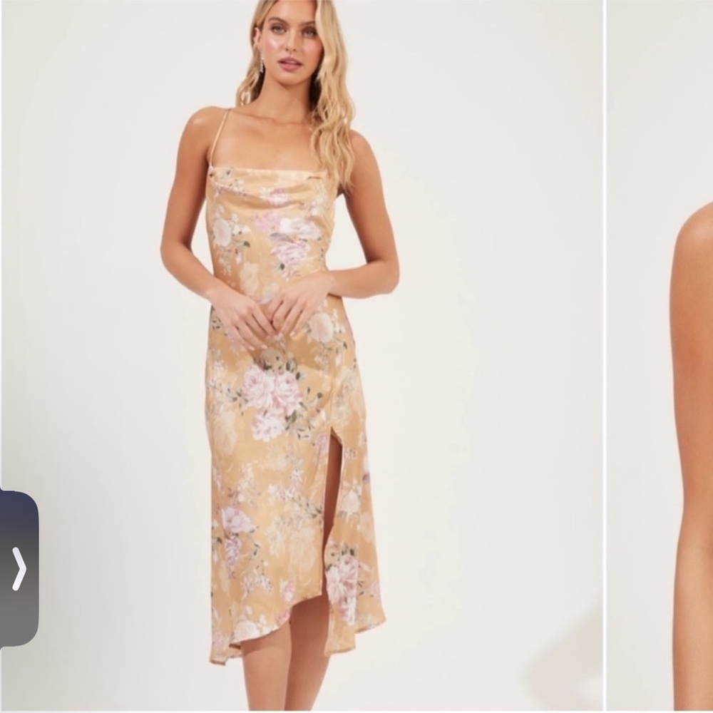 NWT ASTR the Label Gaia Dress in Mustard
Floral Large Satin Silk Formal Wedding - Picture 2 of 12